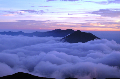 トムラウシ山からの雲海