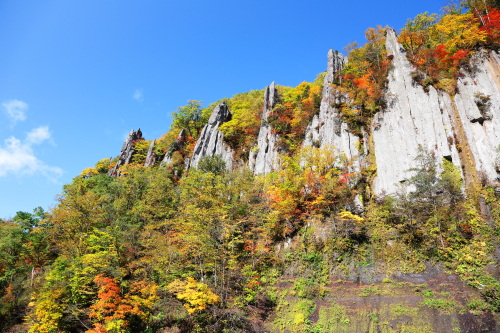 天人峡の紅葉